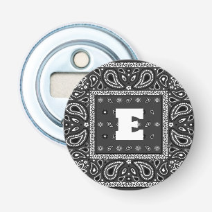 Décapsuleur Black Paisley Bandana Anniversaire Hip hop Rap Éca