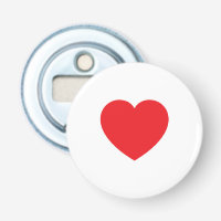 Blanc Moderne Rouge Amour Coeur Graphique