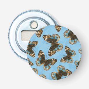 Décapsuleur Bleu motif papillon Pansy