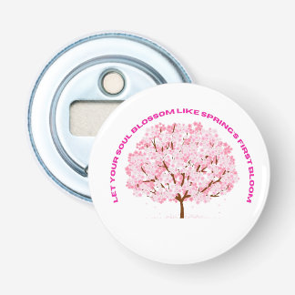 Décapsuleur Blossom Serenity – Pink Floral Tree Art