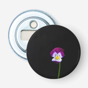 Décapsuleur Bocal à fleurs violettes