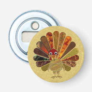 Décapsuleur Bon thanksgiving coloré Turquie