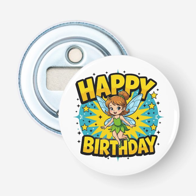 Décapsuleur Bonne fête d'anniversaire (Devant)