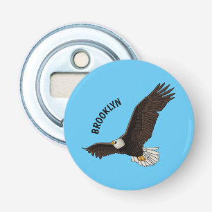 Décapsuleur Bonne illustration de dessin d'aigle à chauve-sour