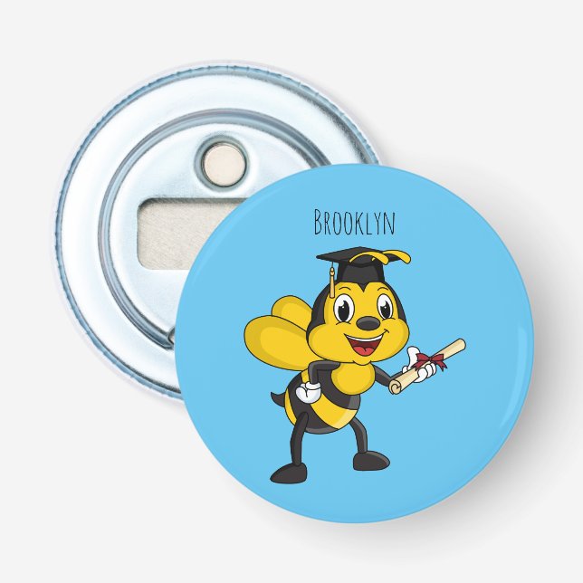 Décapsuleur Bonne remise des diplômes des abeilles (Devant)