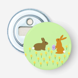 Décapsuleur Bonnets de Pâques et jonquilles