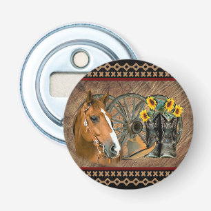 Décapsuleur Bottes de cow-boy occidentales Cheval Chapeau de c