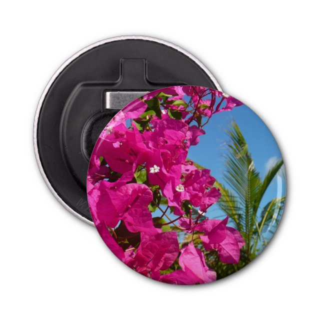 Décapsuleur Bougainvilliers et palmiers paysage tropical (Devant)