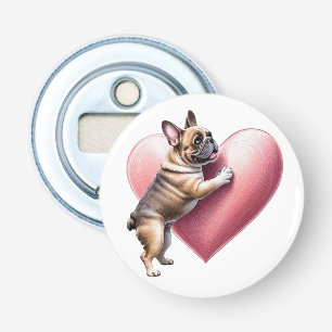 Décapsuleur Bouledogue français Saint-Valentin French Bulldog