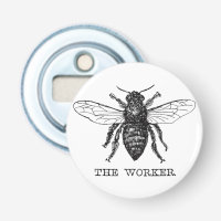 Bourdon noir ouvrier abeille miel