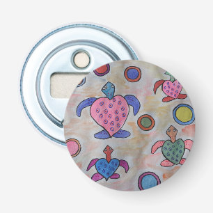 Décapsuleur Bouteille de boutons tortues et cercles