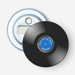 Décapsuleur Bouteille de conception d'album vinyle