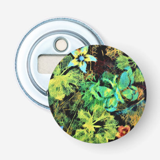 Décapsuleur Bouteille papillon et fleurs Rodilius