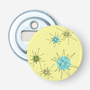 Décapsuleur Bouton de Motif des étoiles ioniques jaunes