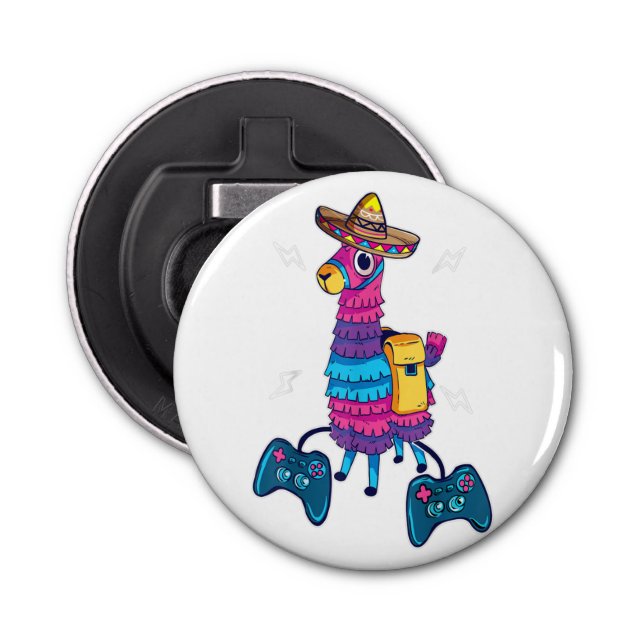 Décapsuleur Bouton d'ouverture de bouteille avec Modèle magnét (Devant)