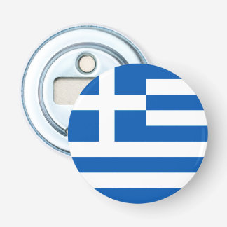 Décapsuleur Bouton Drapeau Grec Ouvert bouteille