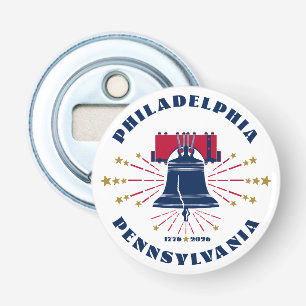 Décapsuleur Bouton Patriotique Liberty Bell Ouverture de boute