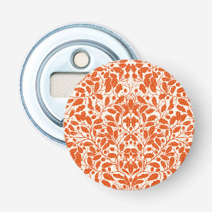 Décapsuleur Branches et feuilles de chêne, motif damassé dans