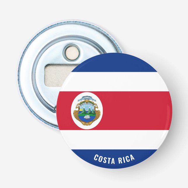 Décapsuleur Bravo au Costa Rica ! Splendide patriotique (Devant)