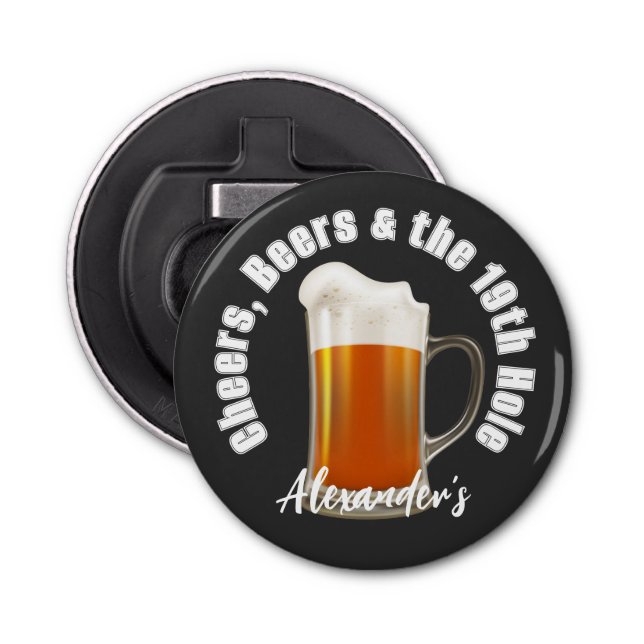 Décapsuleur Bravo Bières et la bouteille de 19th Hole Golf Bal (Devant)