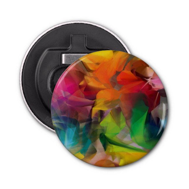 Décapsuleur Bright Colorée Plumes Art (Devant)