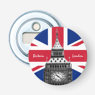 Décapsuleur British Flag & Big Ben - Londres, Royaume-Uni/fans