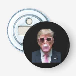 Décapsuleur Bubblegum Rose Trump Drôle Président USA