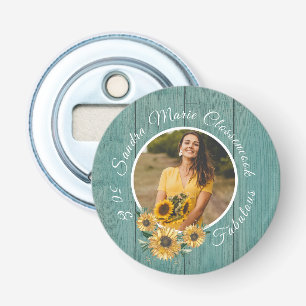 Décapsuleur Budget 50 et fabuleux Tournesol Turquoise Annive