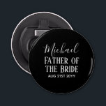 Décapsuleur BUDGET Bestman Groomsmen Cadeaux Noir Blanc<br><div class="desc">Ajoutez trois lignes de texte à ce cadeau moderne de fête de mariée.</div>