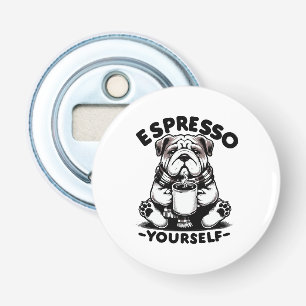 Décapsuleur Bulldog au café chaud espresso