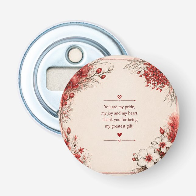 DÉCAPSULEUR CADEAU D'AMOUR POUR LA FÊTE DES FILLES  (Devant)