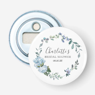 Décapsuleur Cadeau de Fête de Fiançailles Fleur Bleu Poussiére