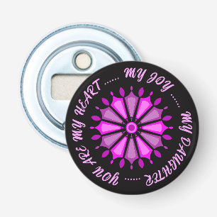 DÉCAPSULEUR CADEAU FLEUR MODERNE DE MAMAN PAPA SOEUR FILS PATR