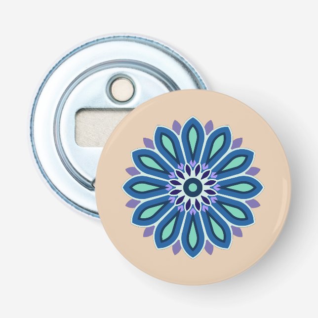 DÉCAPSULEUR CADEAU FLEUR POUR MAMAN FILLE SOEUR AMIE ENSEIGNAN (Devant)
