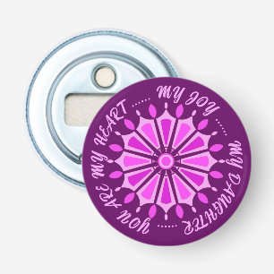 DÉCAPSULEUR CADEAU MODERNE FLEUR DE MAMAN PAPA SOEUR FILS PATR