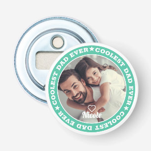 Décapsuleur Cadeau personnalisé avec photo moderne du père le