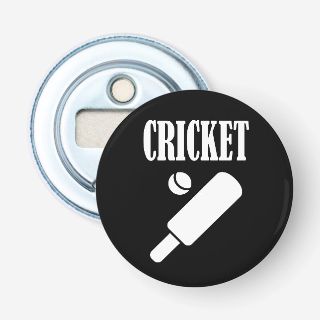 Décapsuleur Cadeau sportif de cricket (Devant)