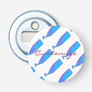 Décapsuleur cagoule de baleine bleue sur n'importe quelle coul