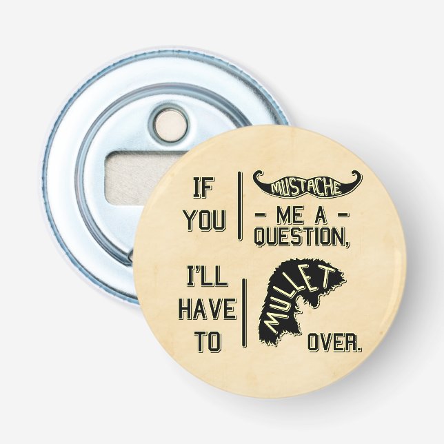 Décapsuleur Calembour drôle de plaisanterie de mulet de (Devant)