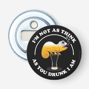 Décapsuleur Caméléon Amateur De Bière Et Citation De Boisson D