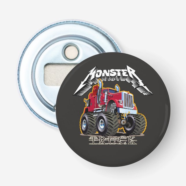 Décapsuleur Camion monstre de dessin animé (Devant)