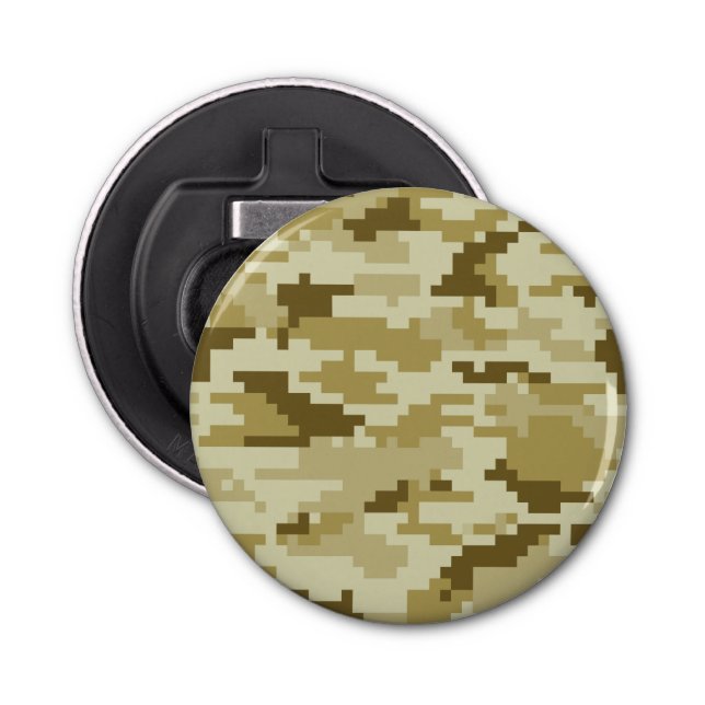 Décapsuleur Camouflage 8 bits pour désert numérique / Camo (Devant)