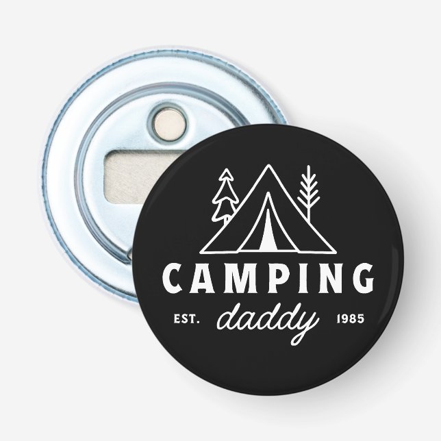 Décapsuleur Camping dad camper daddy funny father (Devant)