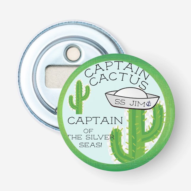 Décapsuleur Capitaine Cactus des mers d'argent (Devant)