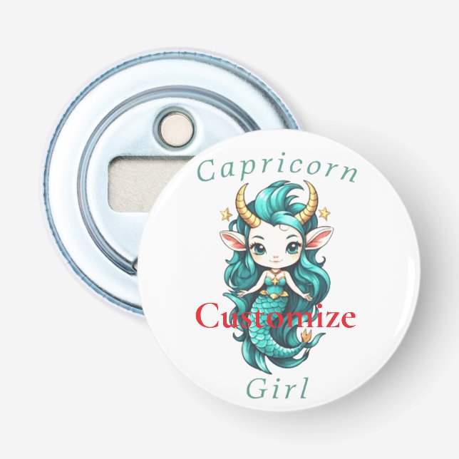 Décapsuleur Capricorn Girl Mermaid Thunder_Cove (Devant)