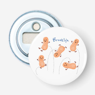 Décapsuleur Caricature de cacahuètes joyeux sautillant