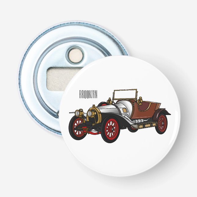 Décapsuleur Caricature de voiture classique 1920 (Devant)