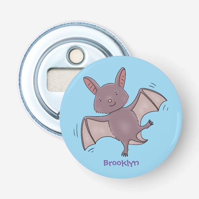 Décapsuleur Caricature de vol de chauve-souris (Devant)