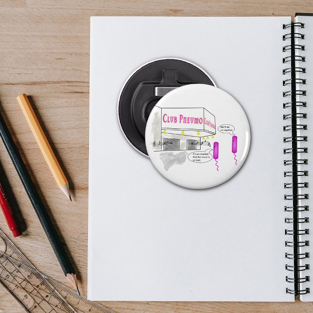 Décapsuleur Caricature en microbiologie (Créateur téléchargé)