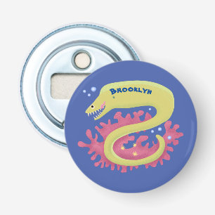 Décapsuleur Caricature humoristique murène verte